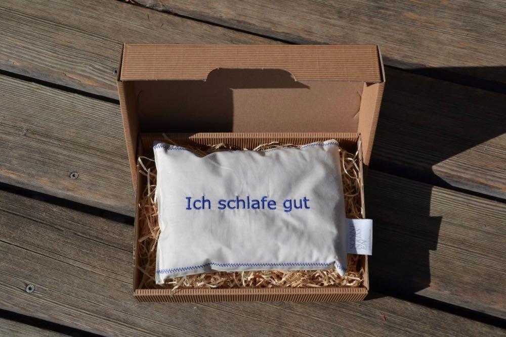 Mentalkissen: Kräuterkissen mit Spruch BIO